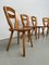 Savoyard Pine Chairs, 1950s, Set of 4 20