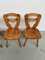 Savoyard Pine Chairs, 1950s, Set of 4 14