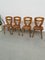 Savoyard Pine Chairs, 1950s, Set of 4 16