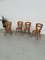 Savoyer Kiefernholz Stühle, 1950er, 4er Set 34