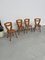 Savoyard Pine Chairs, 1950s, Set of 4 36