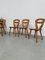Savoyard Pine Chairs, 1950s, Set of 4 27