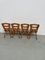 Savoyard Pine Chairs, 1950s, Set of 4 12