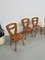 Savoyard Pine Chairs, 1950s, Set of 4 32