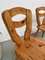 Savoyard Pine Chairs, 1950s, Set of 4 5