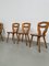 Savoyard Pine Chairs, 1950s, Set of 4 28