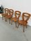 Savoyard Pine Chairs, 1950s, Set of 4 18