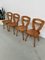 Savoyer Kiefernholz Stühle, 1950er, 4er Set 18