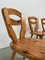 Savoyard Pine Chairs, 1950s, Set of 4 6