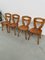 Savoyard Pine Chairs, 1950s, Set of 4 17