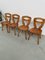 Savoyer Kiefernholz Stühle, 1950er, 4er Set 17