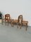 Savoyard Pine Chairs, 1950s, Set of 4 21