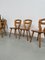 Savoyard Pine Chairs, 1950s, Set of 4 29