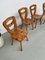 Savoyard Pine Chairs, 1950s, Set of 4 31