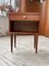 Vintage Nachttisch aus Teak Furnier, 1960er 1