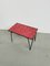 Red Ceramic Coffee Table, 1950s 10