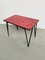 Red Ceramic Coffee Table, 1950s 21