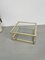 Acrylic Coffee Table in Brass and Glass, 1970s, Image 9