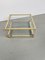 Acrylic Coffee Table in Brass and Glass, 1970s, Image 19