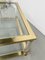 Acrylic Coffee Table in Brass and Glass, 1970s 12