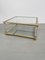 Acrylic Coffee Table in Brass and Glass, 1970s 22