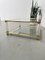 Acrylic Coffee Table in Brass and Glass, 1970s 18