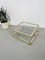Acrylic Coffee Table in Brass and Glass, 1970s 5