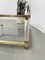 Acrylic Coffee Table in Brass and Glass, 1970s 15