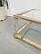Acrylic Coffee Table in Brass and Glass, 1970s 29