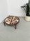 Tavolino da caffè in ceramica in quercia e ceramica, anni '50, Immagine 4
