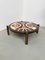 Ceramic Coffee Table in Oak and Ceramic, 1950s 10