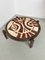 Ceramic Coffee Table in Oak and Ceramic, 1950s 12