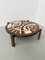Tavolino da caffè in ceramica in quercia e ceramica, anni '50, Immagine 16