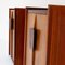 Italian Mid-Century Modern Wood Buffets Cabinets, 1950s, Set of 2, Image 2