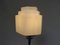 Lámpara de mesa Bauhaus de vidrio y cromo, años 20, Imagen 7