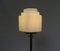Lámpara de mesa Bauhaus de vidrio y cromo, años 20, Imagen 6