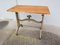 Scandinavian Industrial Table on Wheels, 1930s, Image 7