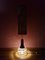 Lámpara de pie con base de vidrio iluminado de Doria Leuchten, años 60, Imagen 5