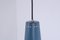 Lámpara de pared ajustable modelo 25 en azul petróleo de W. Hagoort para Hagoort, años 50, Imagen 6