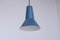 Lámpara de pared ajustable modelo 25 en azul petróleo de W. Hagoort para Hagoort, años 50, Imagen 11