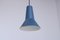 Petrol Blue Model 25 Adjustable Wall Lamp by W. Hagoort for Hagoort, 1950s 11