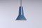 Petrol Blue Model 25 Adjustable Wall Lamp by W. Hagoort for Hagoort, 1950s 5