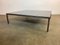 Large Handmade Coffee Table in Glass and Aluminum 2