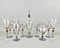 Vintage Wine Champagne Glasses, Vases and Decanter from Nagel, Germany, 1980s, Set of 18 4
