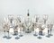 Vintage Wine Champagne Glasses, Vases and Decanter from Nagel, Germany, 1980s, Set of 18 3