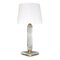French Acrylic Glass Table Lamp, 1970s, Image 1