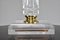 Lámpara de mesa francesa de vidrio acrílico, años 70, Imagen 8