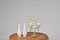 Lampada da tavolo doppia in ottone con maniglia, Italia, anni '40, Immagine 11