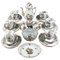 Coffee & Dessert Set for 12 People from Herend, Hungary, 20th Century, Set of 43 1