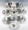 Coffee & Dessert Set for 12 People from Herend, Hungary, 20th Century, Set of 43 3